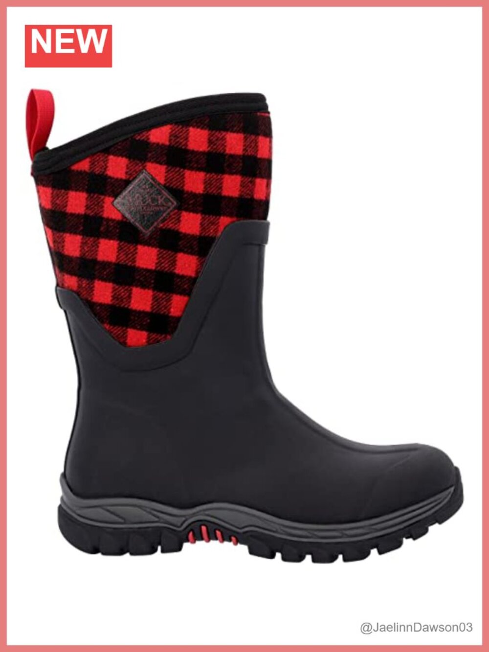Waterproof Mid-Calf Snow Boots 5mm Neoprene Pull-On